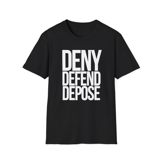 Deny Defend Depose Shirt, Activism Shirt, Trending Tee, Political Shirt, Healthcare Shirt, Activist Tee