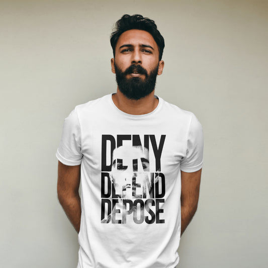 Deny Defend Depose Shirt, Activism Shirt, Trending Tee, Political Shirt, Healthcare Shirt, Leftist Apparel, Activist Tee